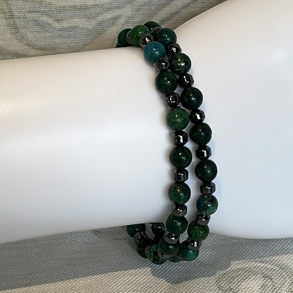 Jewelry - Phoenix Lapis Beaded Bracelet Set